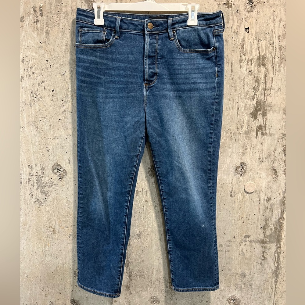 DRIFTWOOD Women's Medium Blue Cropped Jeans